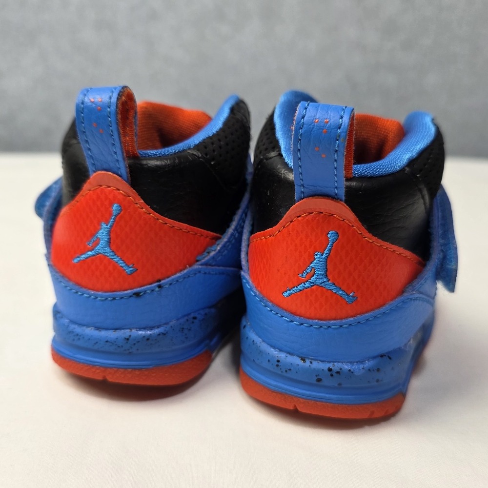 Jordan Flight 45 High Shoes TD Toddler Size 4C Black Blue Red 599903-027 Baby - Picture 5 of 11